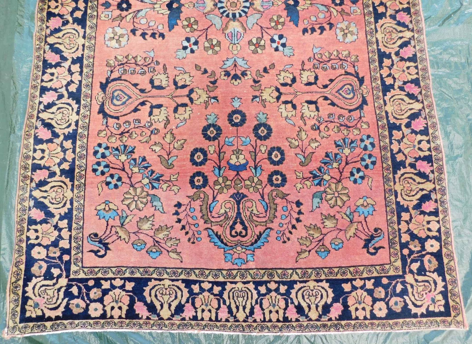 Saruk Farahan. Persian carpet. Iran, about 100 - 120 years old. - Bild 2 aus 7