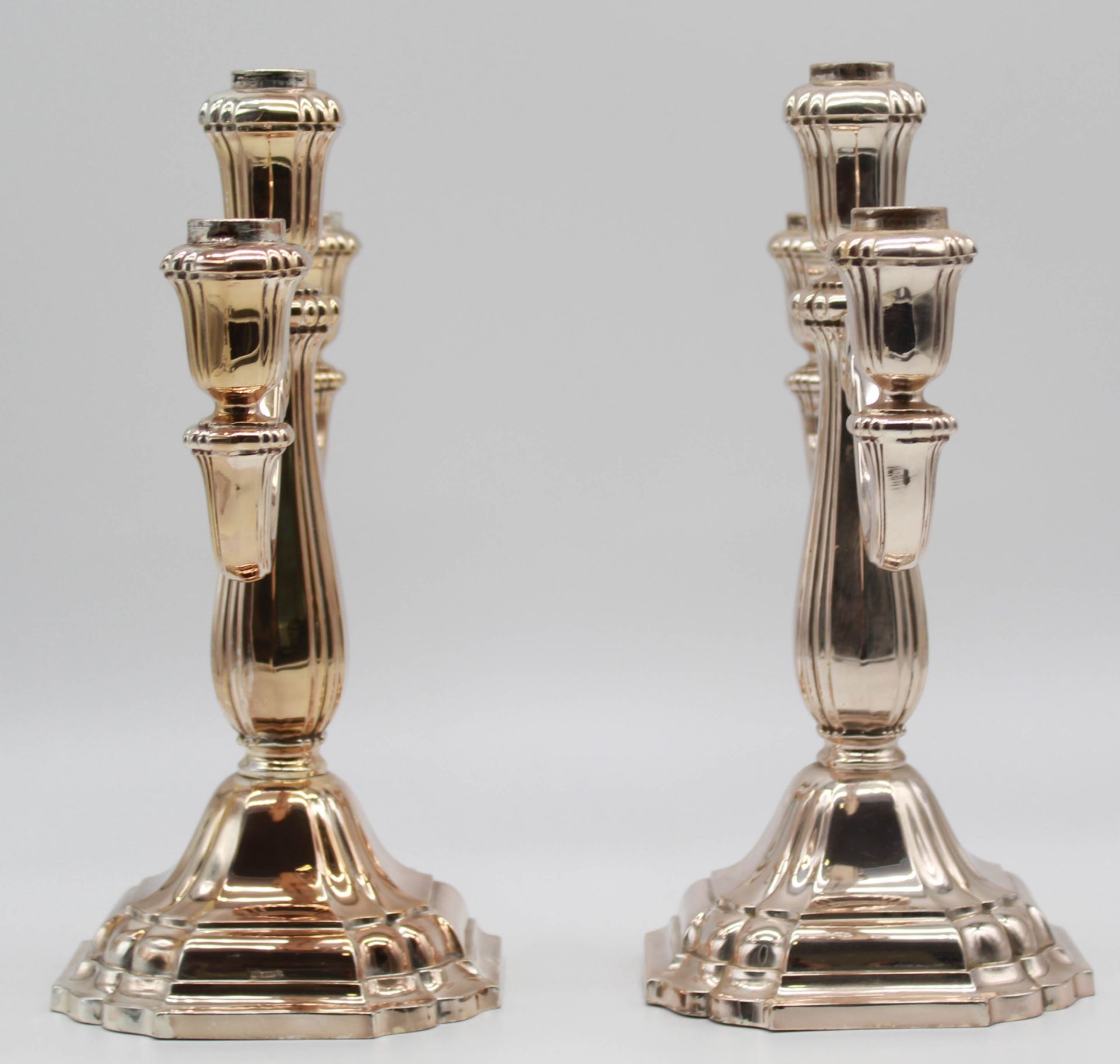 A pair of candlesticks. Silver 835. - Image 17 of 21