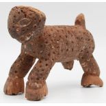 Animal figure. Leopard? Probably West Africa. 20 cm long.