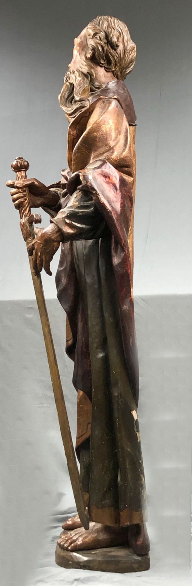 Saint. Figure with sword. 19th century. - Image 17 of 22