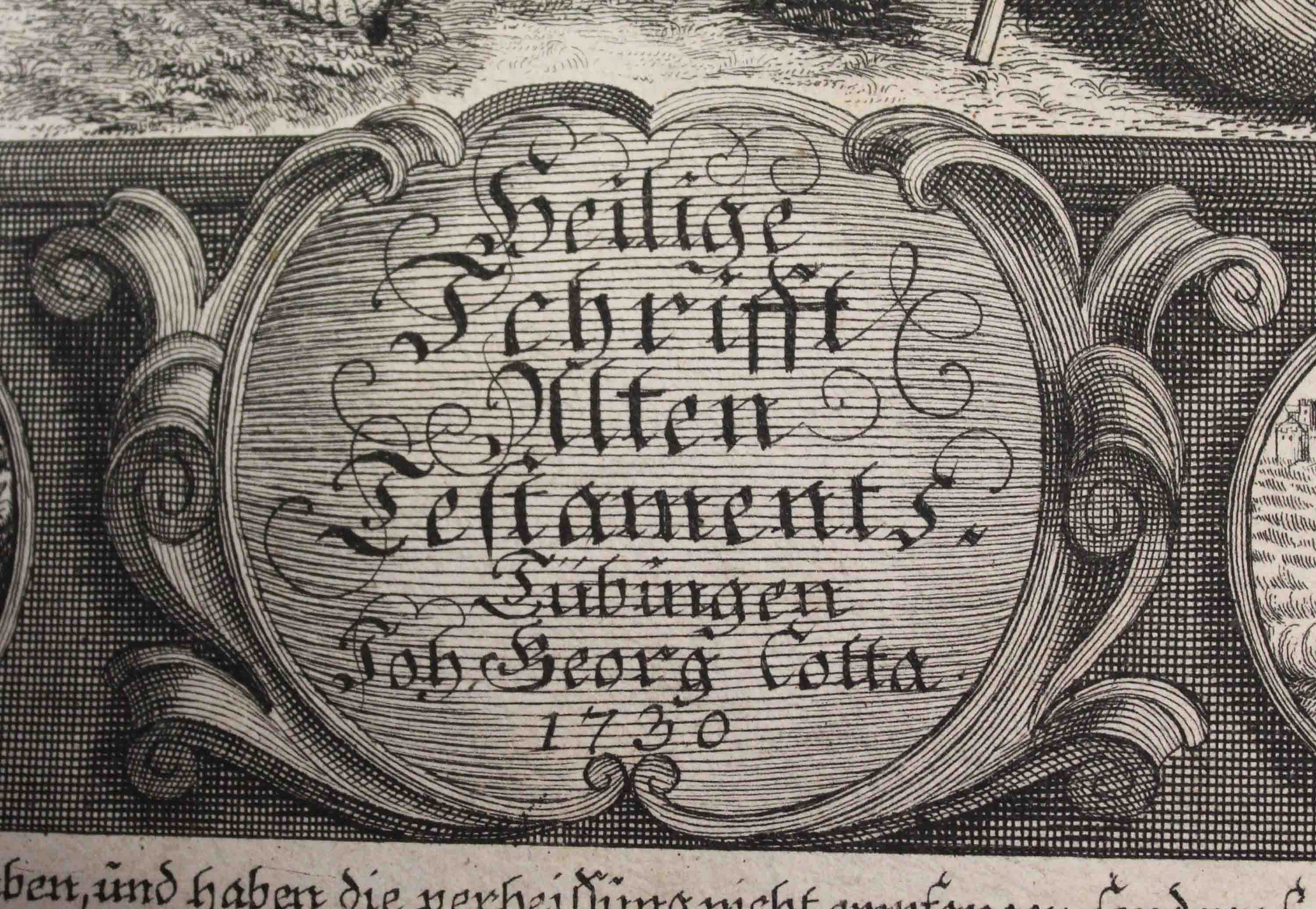 Luther Bibel. Tübingen, 1729. Publisher: Christoph Matthäus Pfaff. - Image 4 of 22