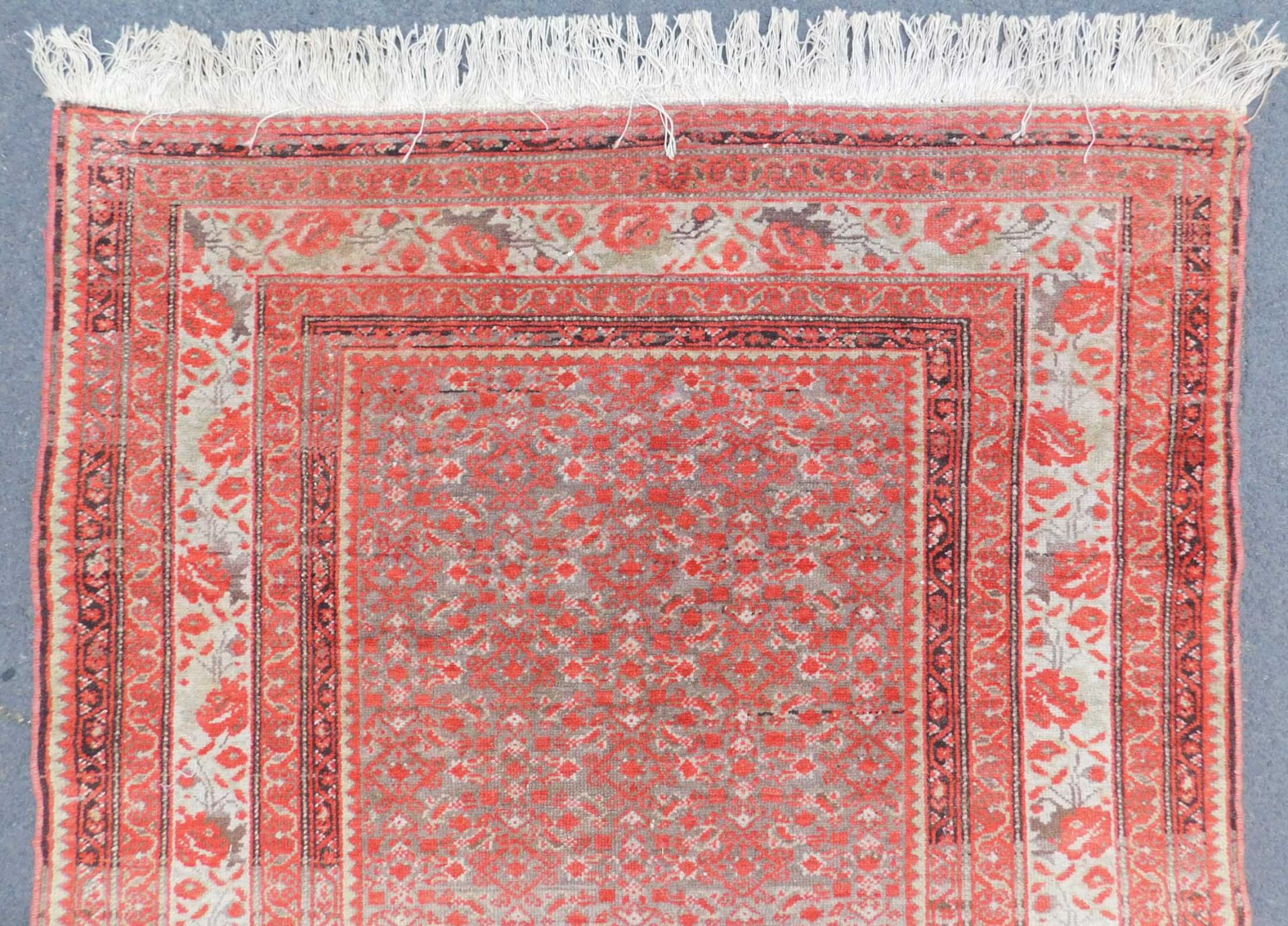 Malayer Persian carpet. Iran. Antique, around 100 - 150 years old. - Bild 4 aus 6