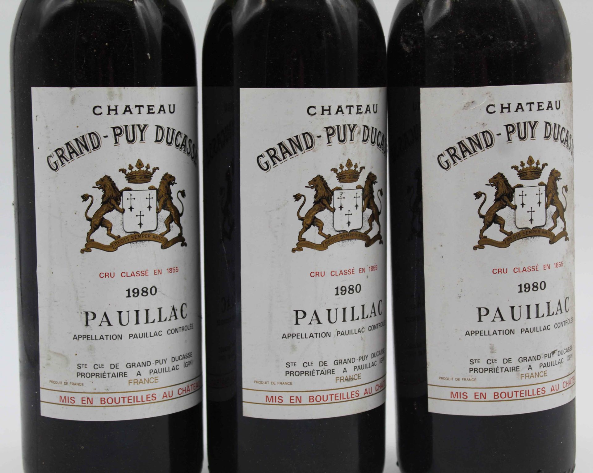 1980 Chateau Grand-Puy-Ducasse, Grand Cru Classé. Pauillac A.C. - Bild 2 aus 8