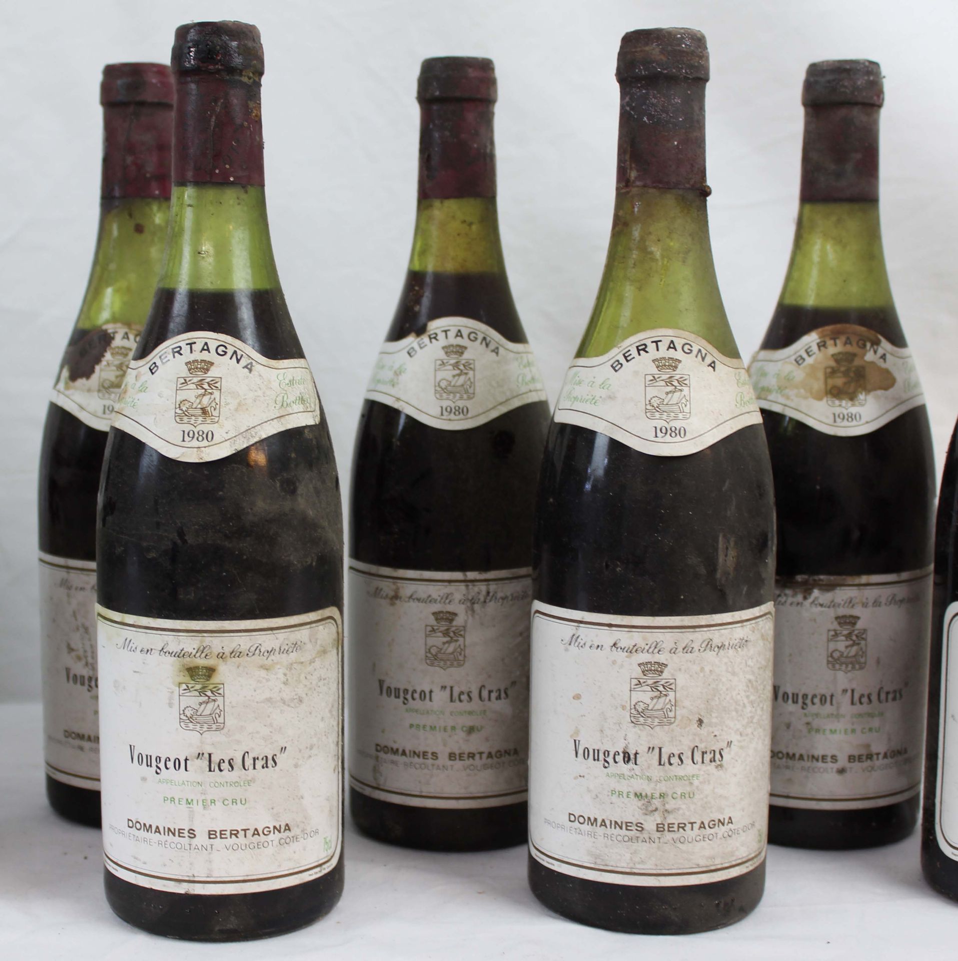 1980 Voguet "Les Cras" AC, Premier Cru. 13 whole bottles of 75 cl. - Bild 18 aus 23