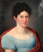 Gustav Adolf HENNIG (1797 - 1869). Half portrait of a lady.