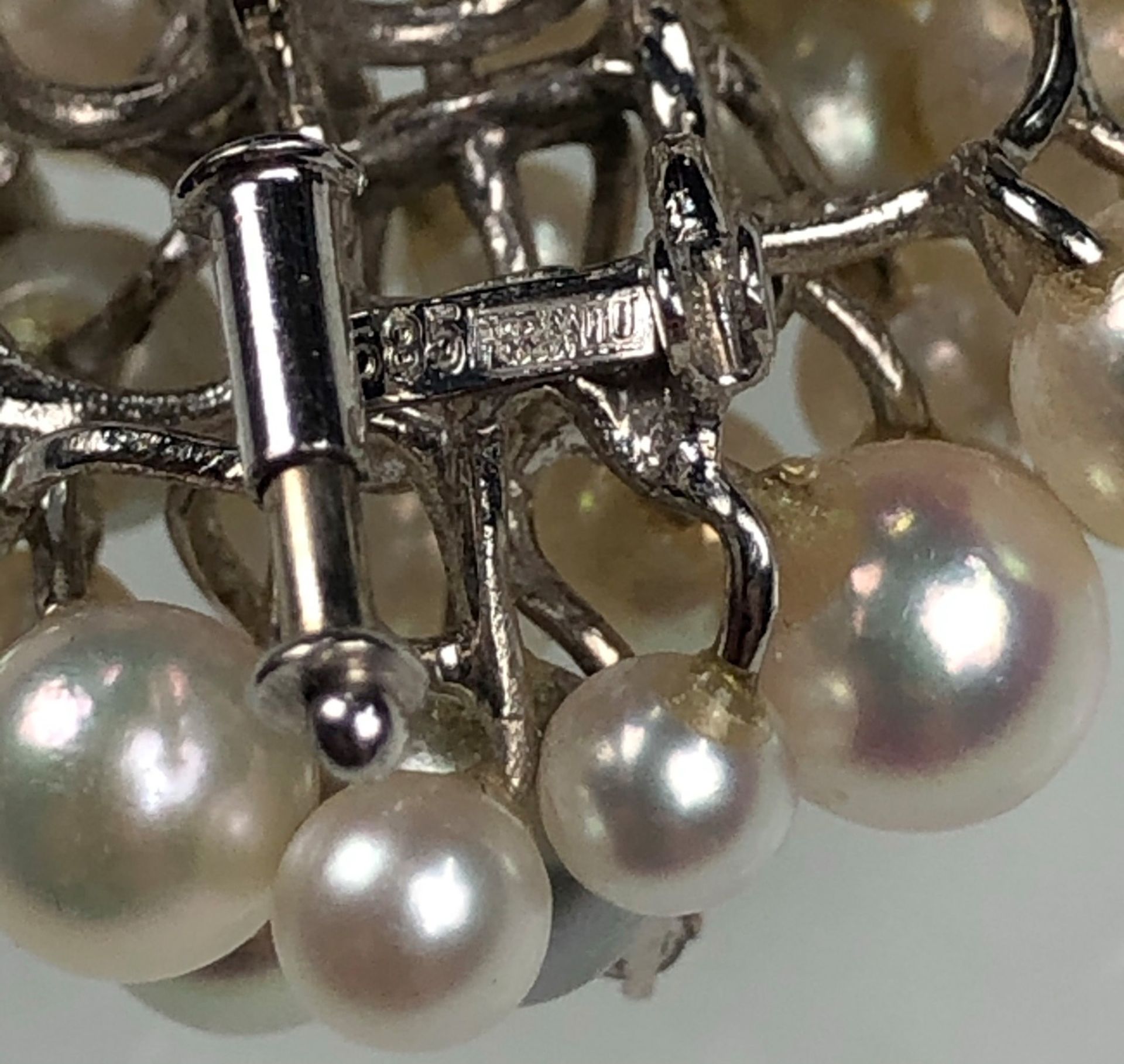 Mixed lot with gold. 585. Cultured pearls. Diamonds brilliant cut. - Image 3 of 16