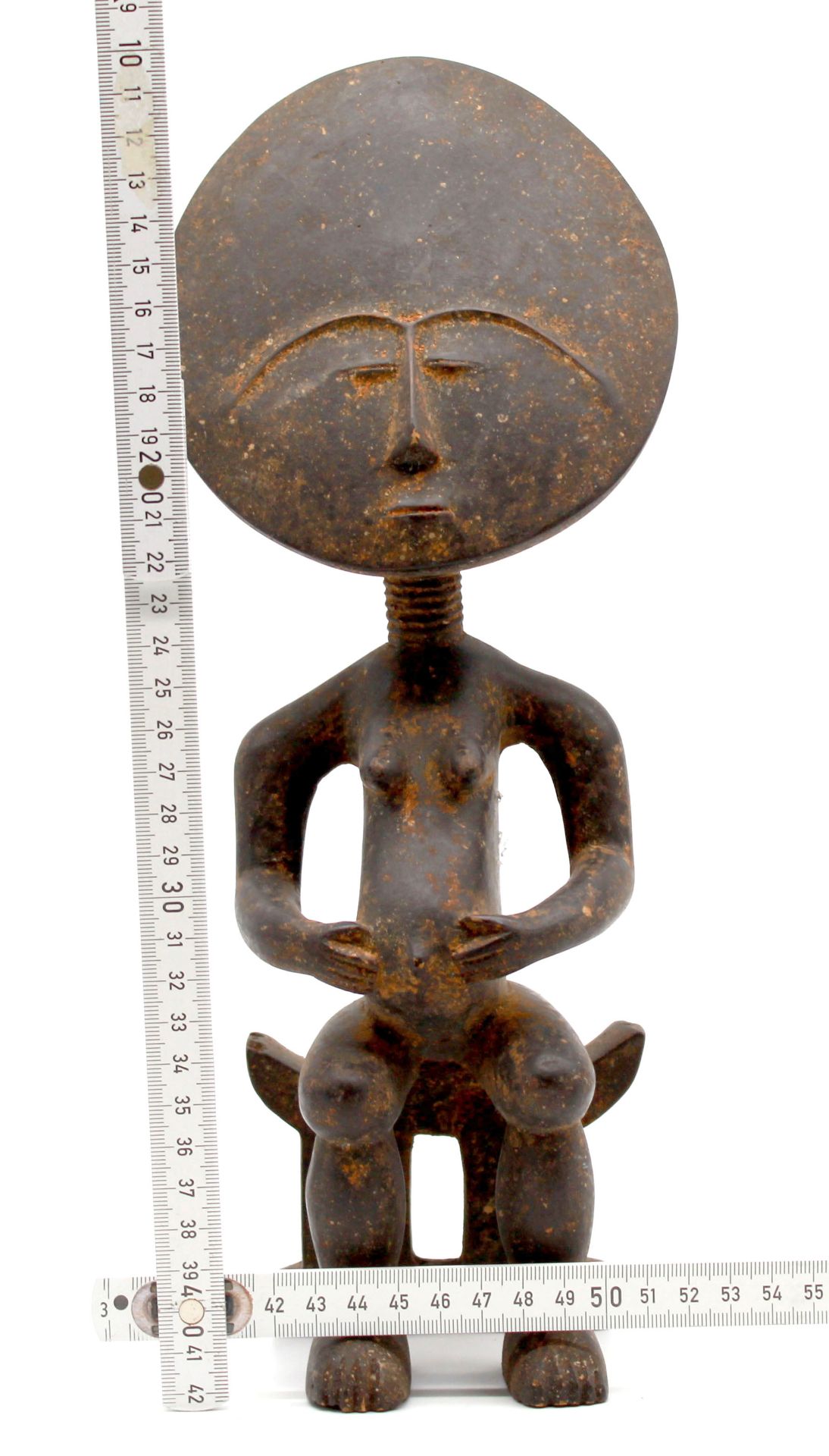 Female fertility figure. Probably Ashanti, Ghana, West Africa. - Image 8 of 8