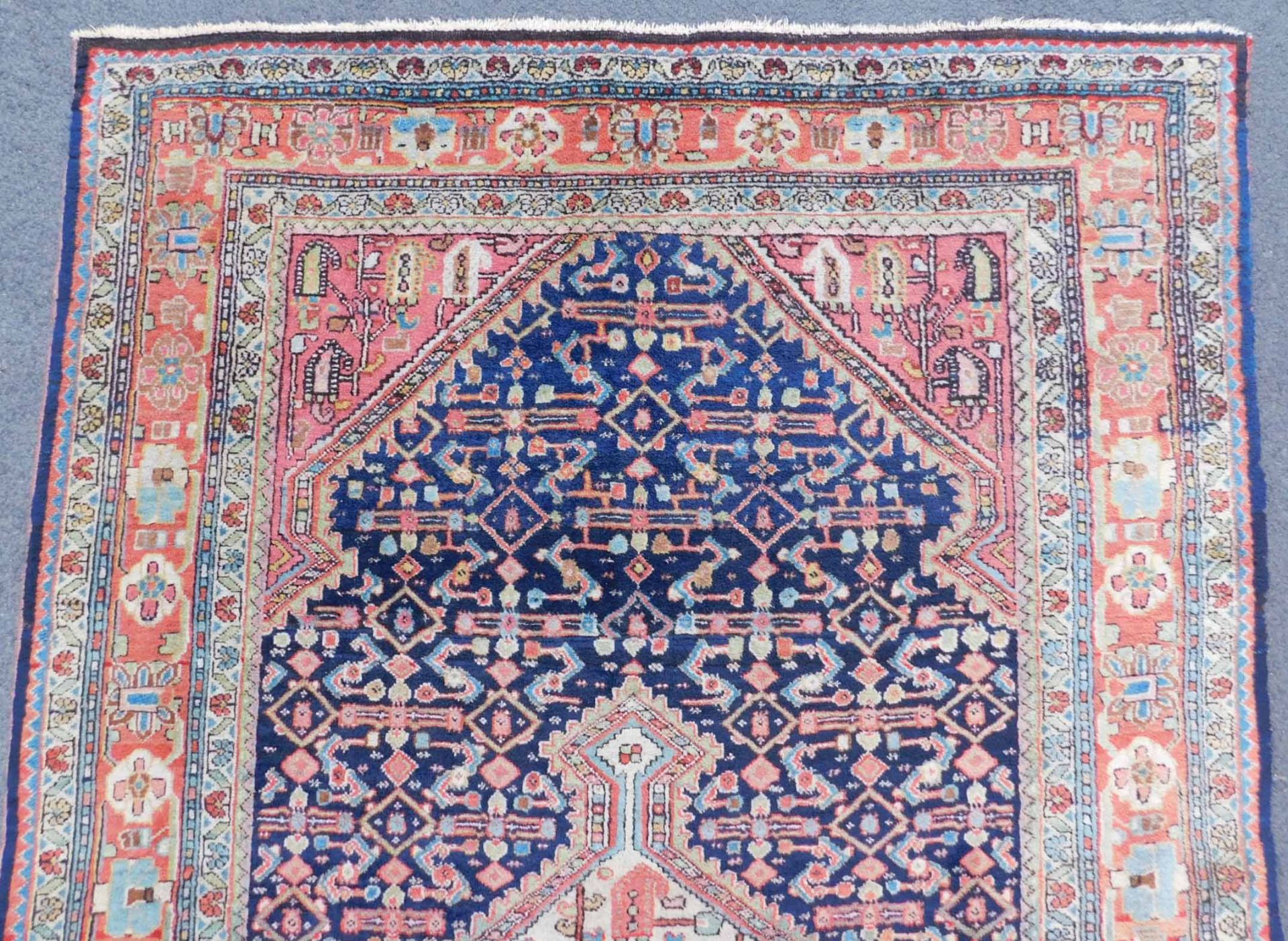 Saruk Jozan Persian carpet. Iran. Antique, around 100-130 years old. - Image 4 of 6