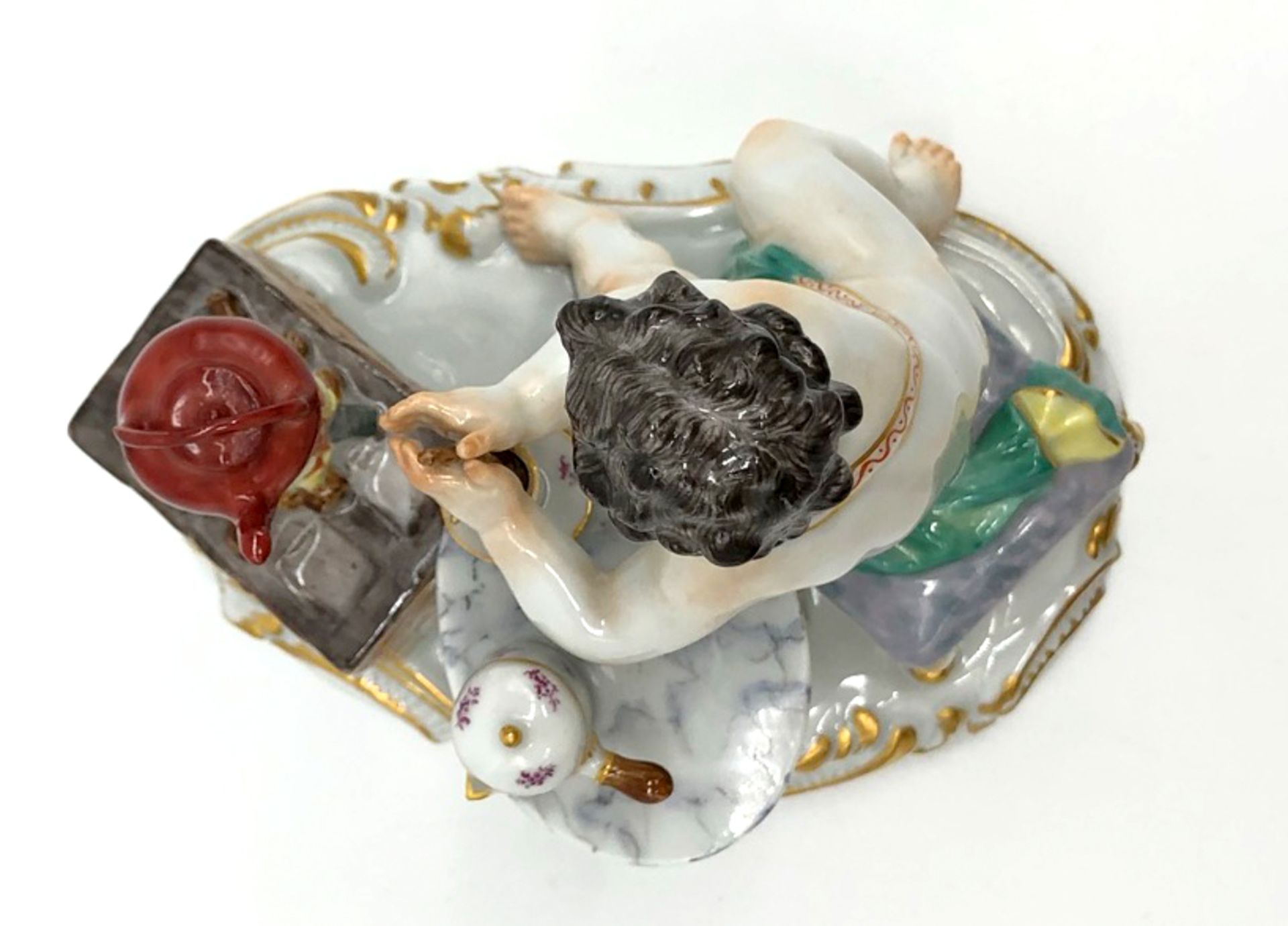Meissen porcelain. ''ALLEGORIE - DAS FEUER''. Model no. '70656'. First choice. - Image 14 of 18