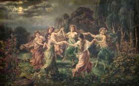 After Hans ZATZKA (1859-1945). Fairy dance.