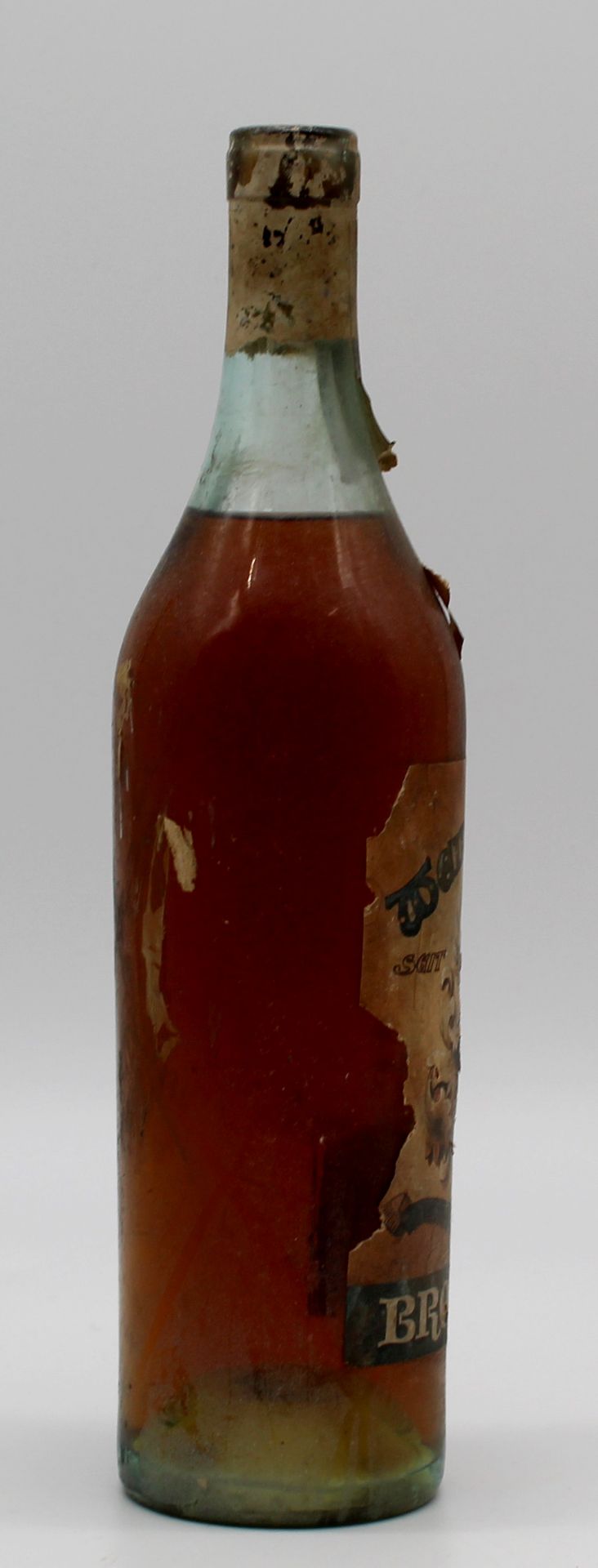 Brandy Brommer, bottle of pre-war glass, mouth-blown, 0.7 l. - Image 7 of 11