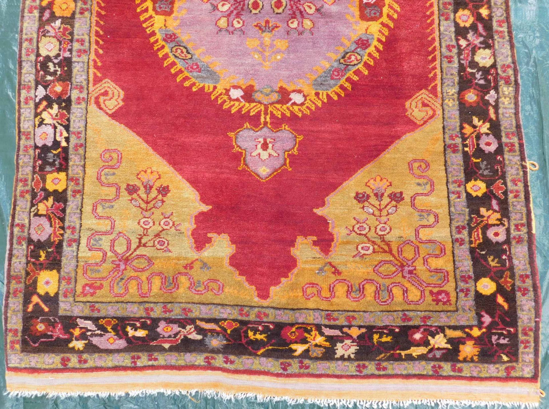 Kirschehir village rug. Turkey. Anatolia. Around 80 - 120 years old. - Image 2 of 5