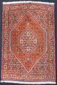 Bidjar Poschti Persian carpet. Iran. Very fine weave.