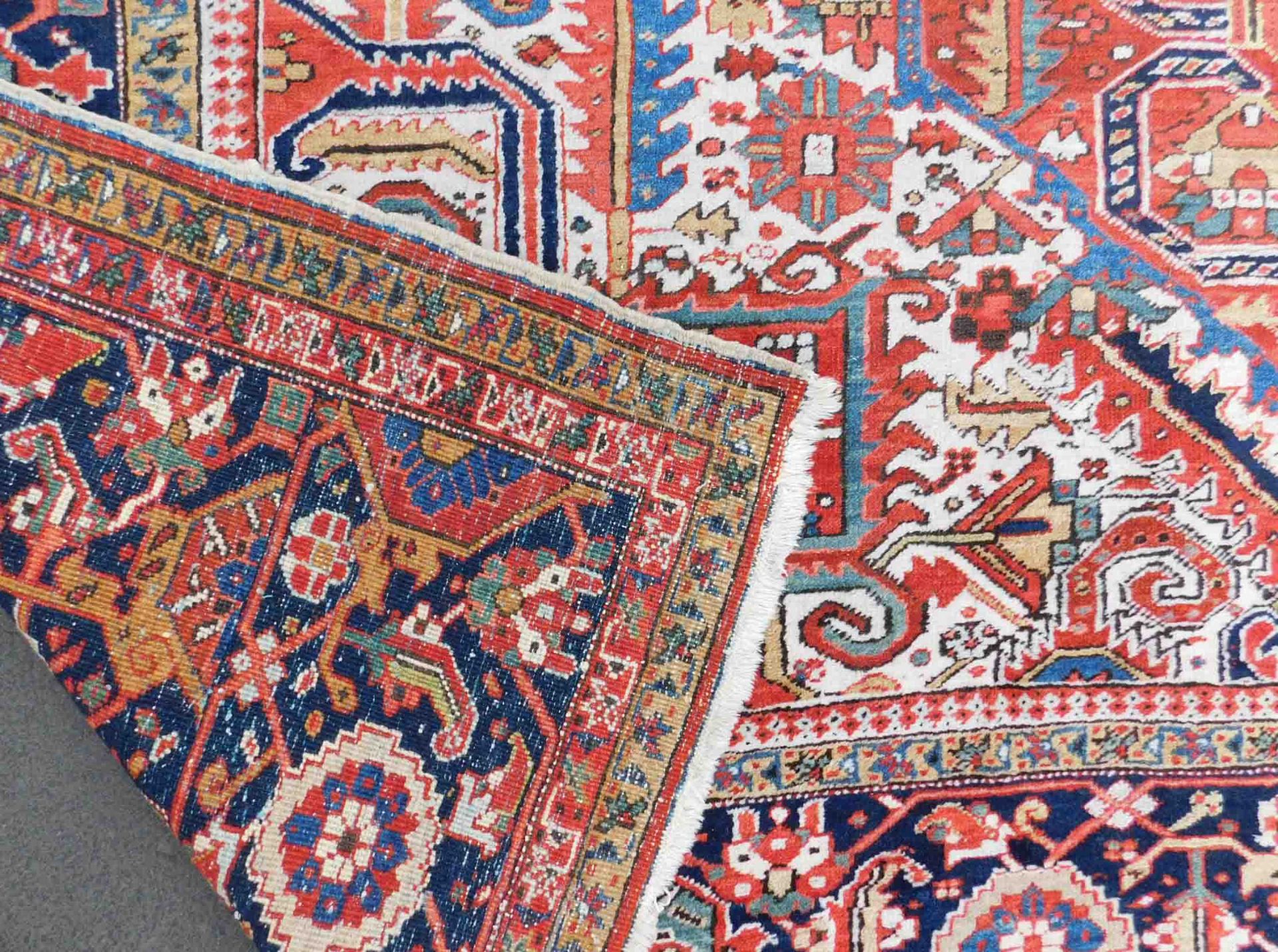 Heriz Persian carpet. Iran. Around 80 - 120 years old. - Bild 7 aus 15