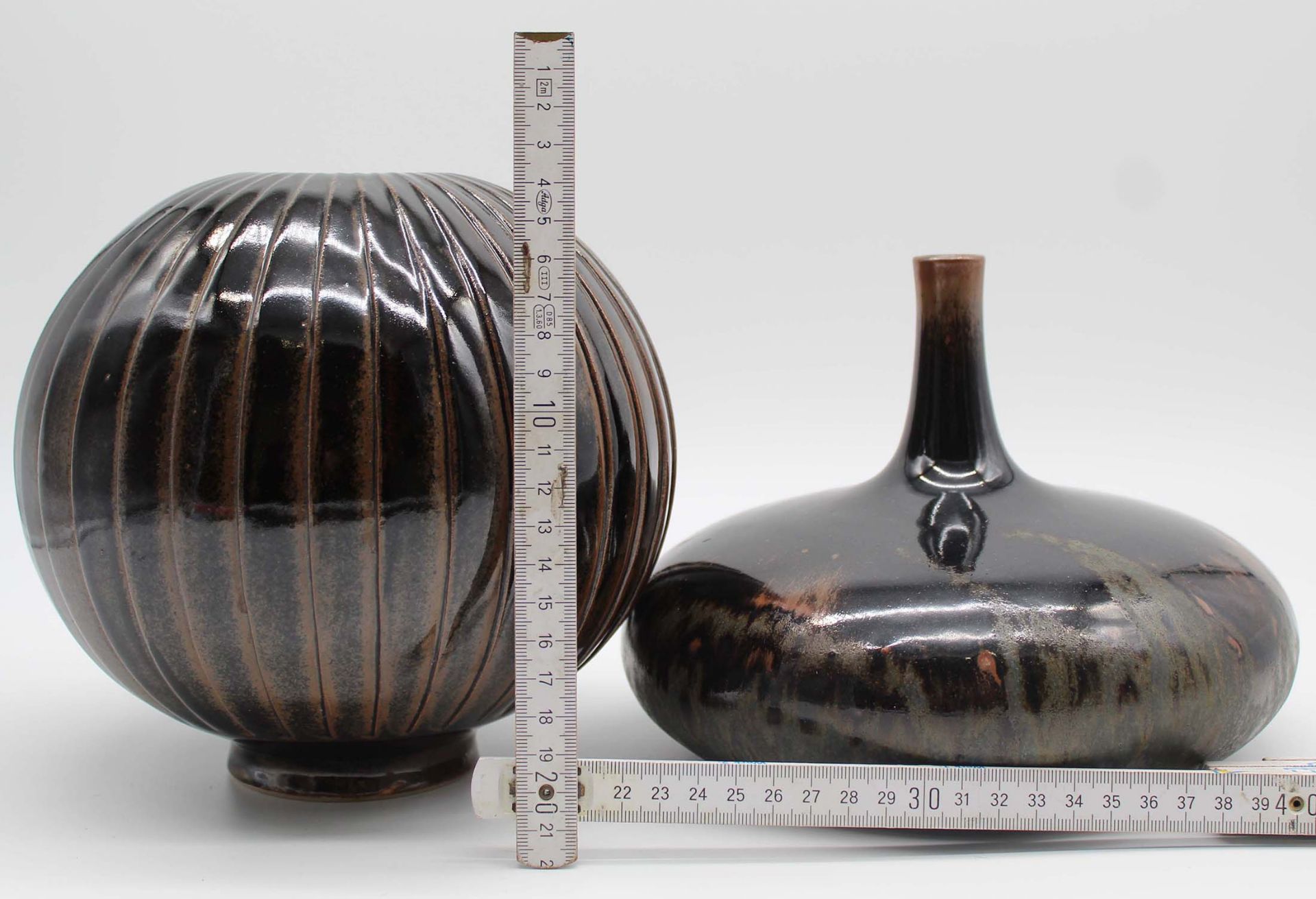 Horst KERSTAN (1941 - 2005). 3 objects stoneware / ceramic glazed. - Image 10 of 18