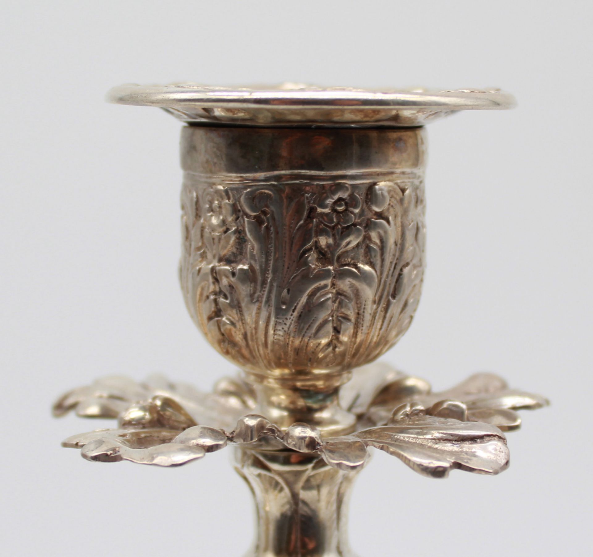 Candlestick, silver 800. 5 flames. Hallmarks. - Image 3 of 15