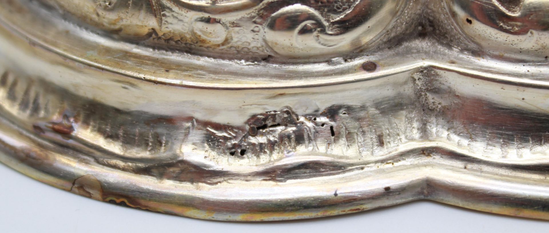 Candlestick, silver 800. 5 flames. Hallmarks. - Image 6 of 15