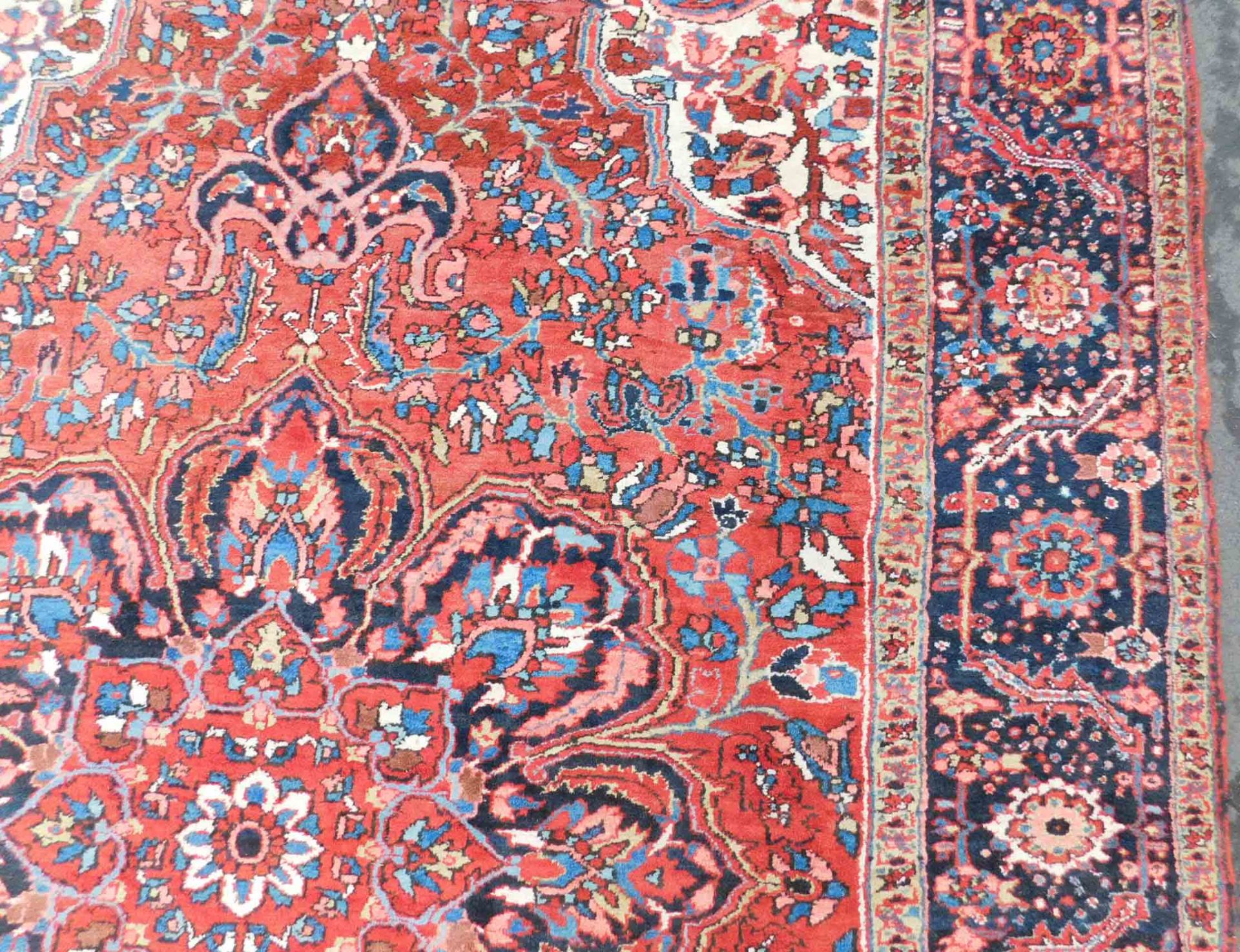 Heriz Persian carpet. Iran. Around 80 - 100 years old. - Bild 11 aus 11