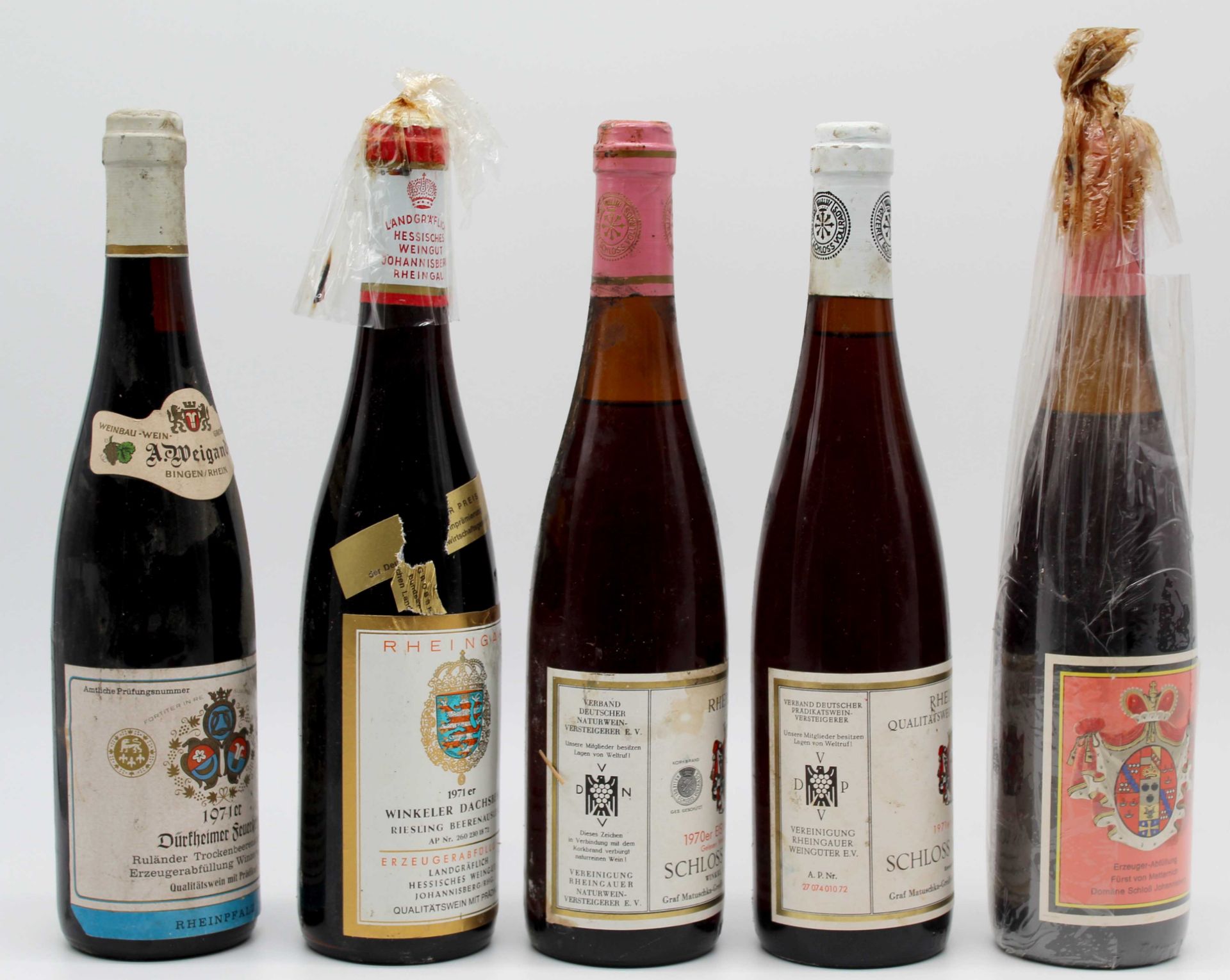 5 whole bottles of top German wines. White wine Germany. - Bild 7 aus 13