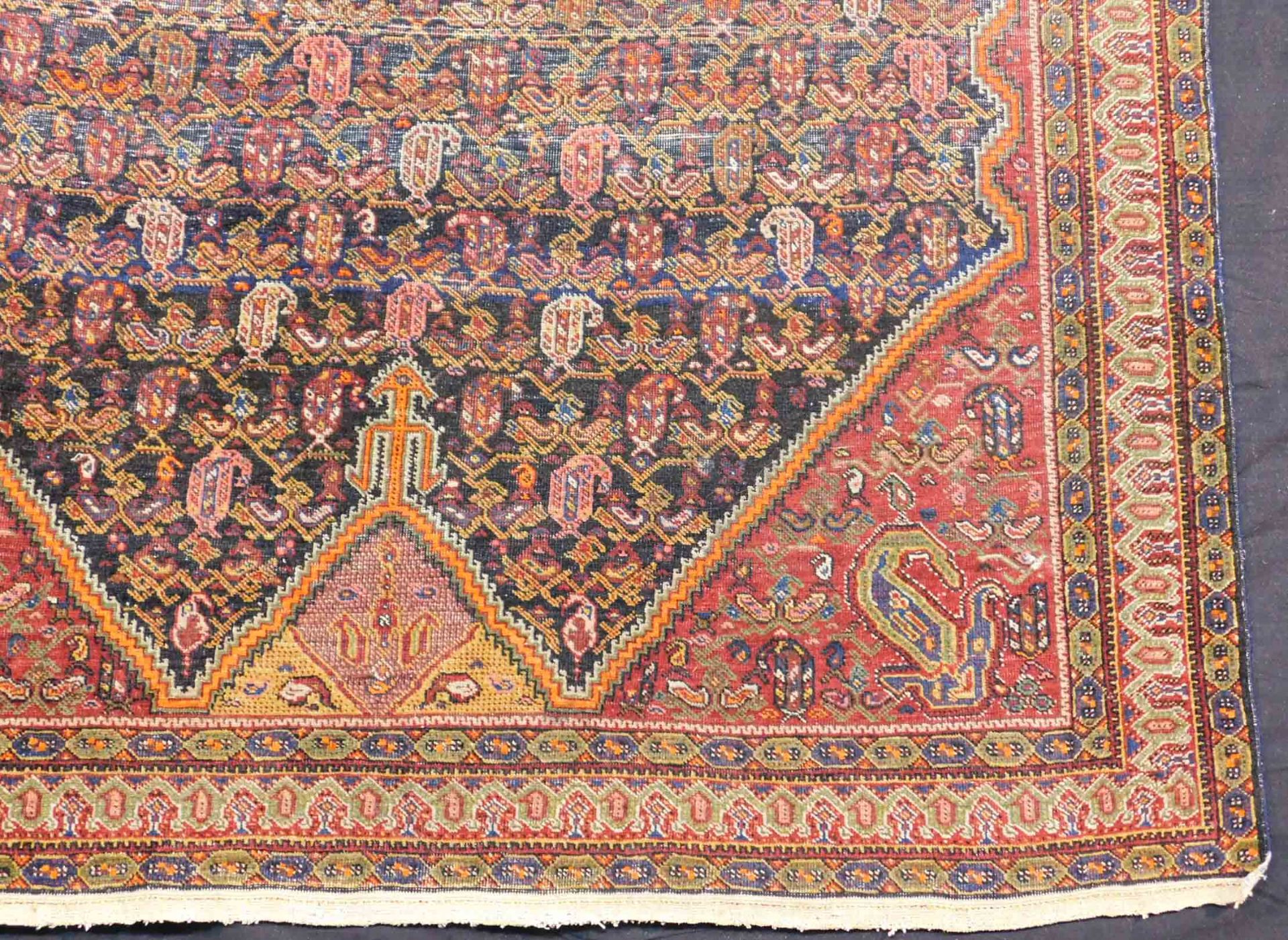 Arak Persian rug. Iran. Sultanabad Province. Antique, around 1890. - Image 3 of 9