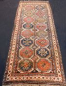 Moghan Kazak carpet. Caucasus. Antique, around 120 - 160 years old.
