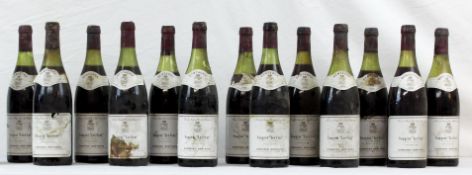 1980 Voguet "Les Cras" AC, Premier Cru. 13 whole bottles of 75 cl.