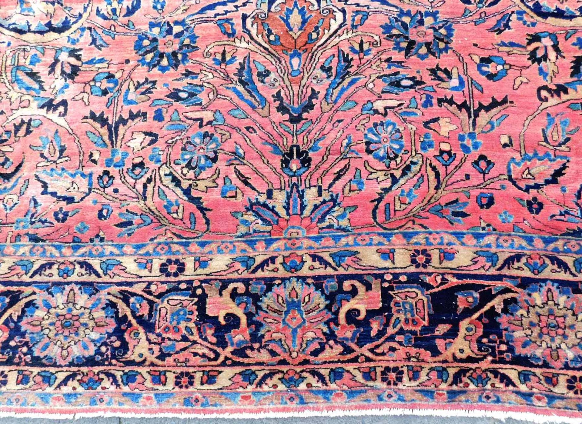 Saruk Persian carpet. "American Saruk". Iran. About 100 years old. - Image 17 of 20