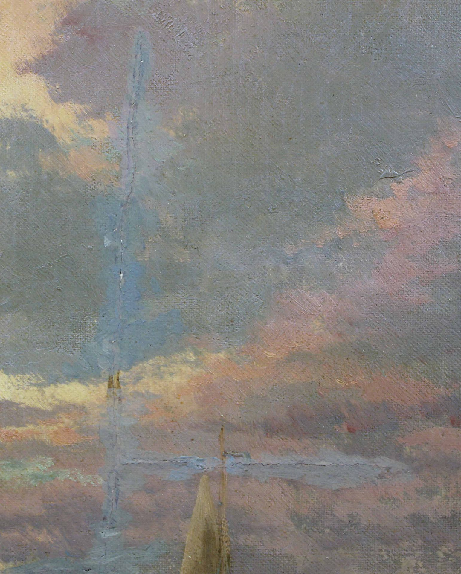 Arthur TOMSON (1858-1905). Sailing ships in the sunset. - Image 14 of 18