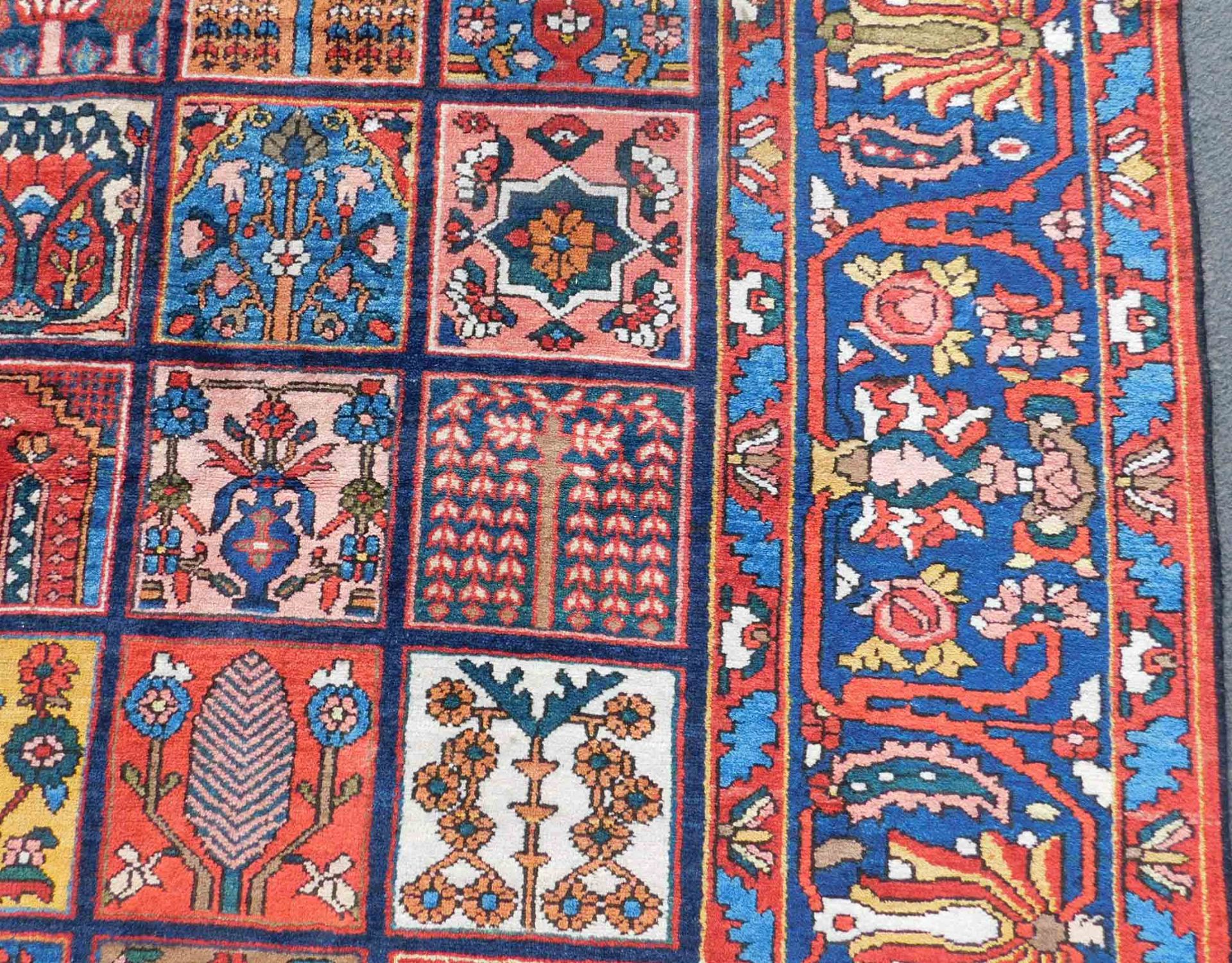 Bakhtiar Persian carpet. Field pattern. Iran. Around 80 - 120 years old. - Image 12 of 17