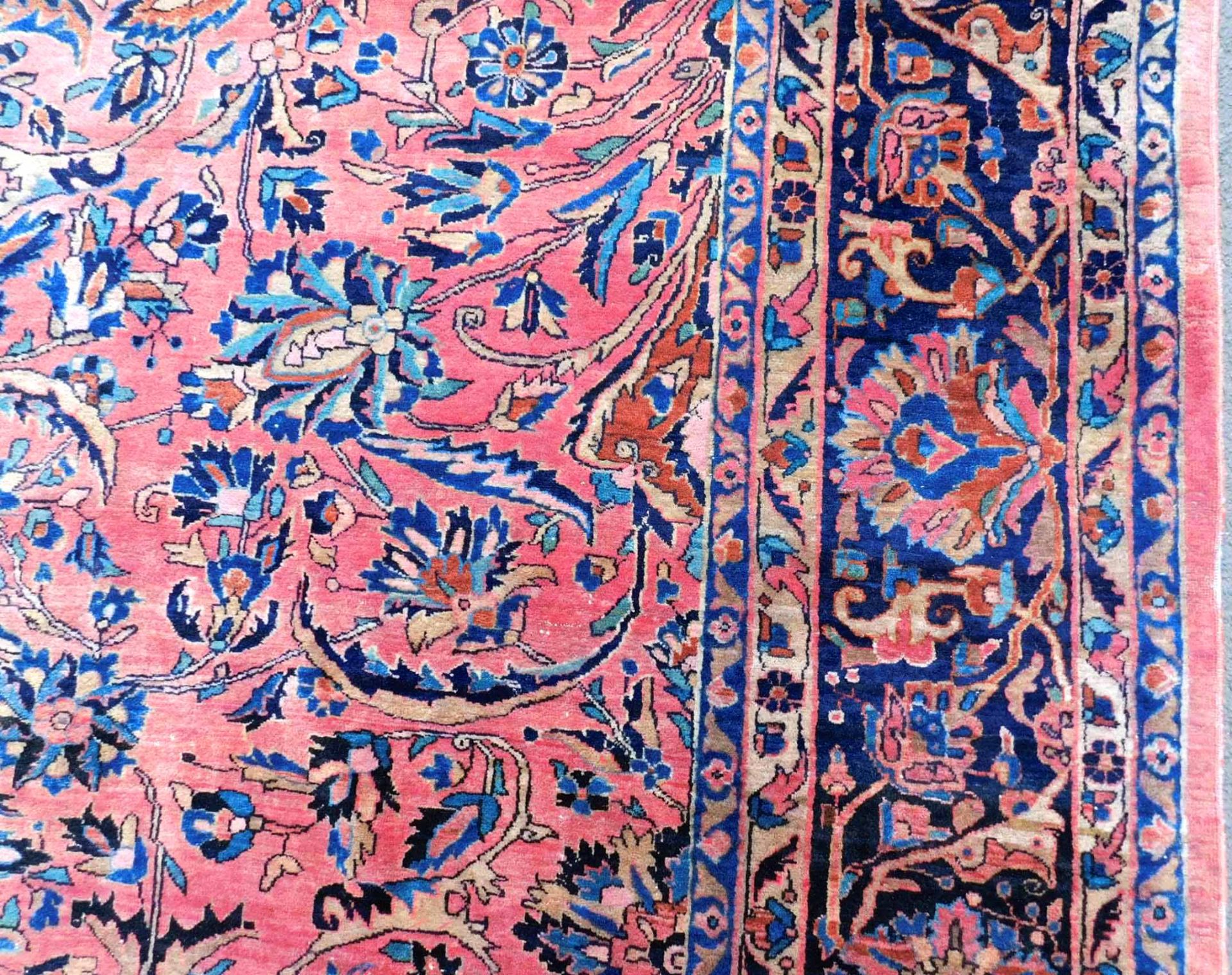 Saruk Persian carpet. "American Saruk". Iran. About 100 years old. - Image 14 of 20