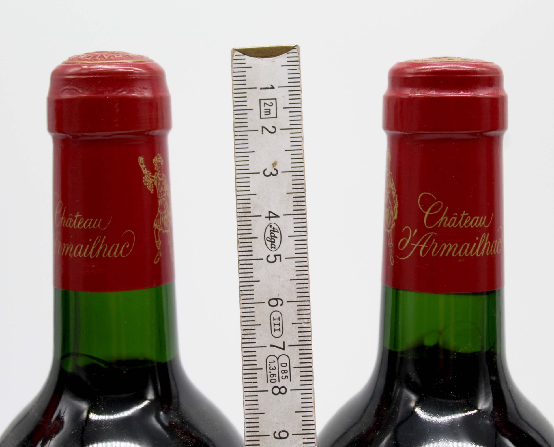 6 whole bottles of Bordeaux red wine, France. - Bild 9 aus 20