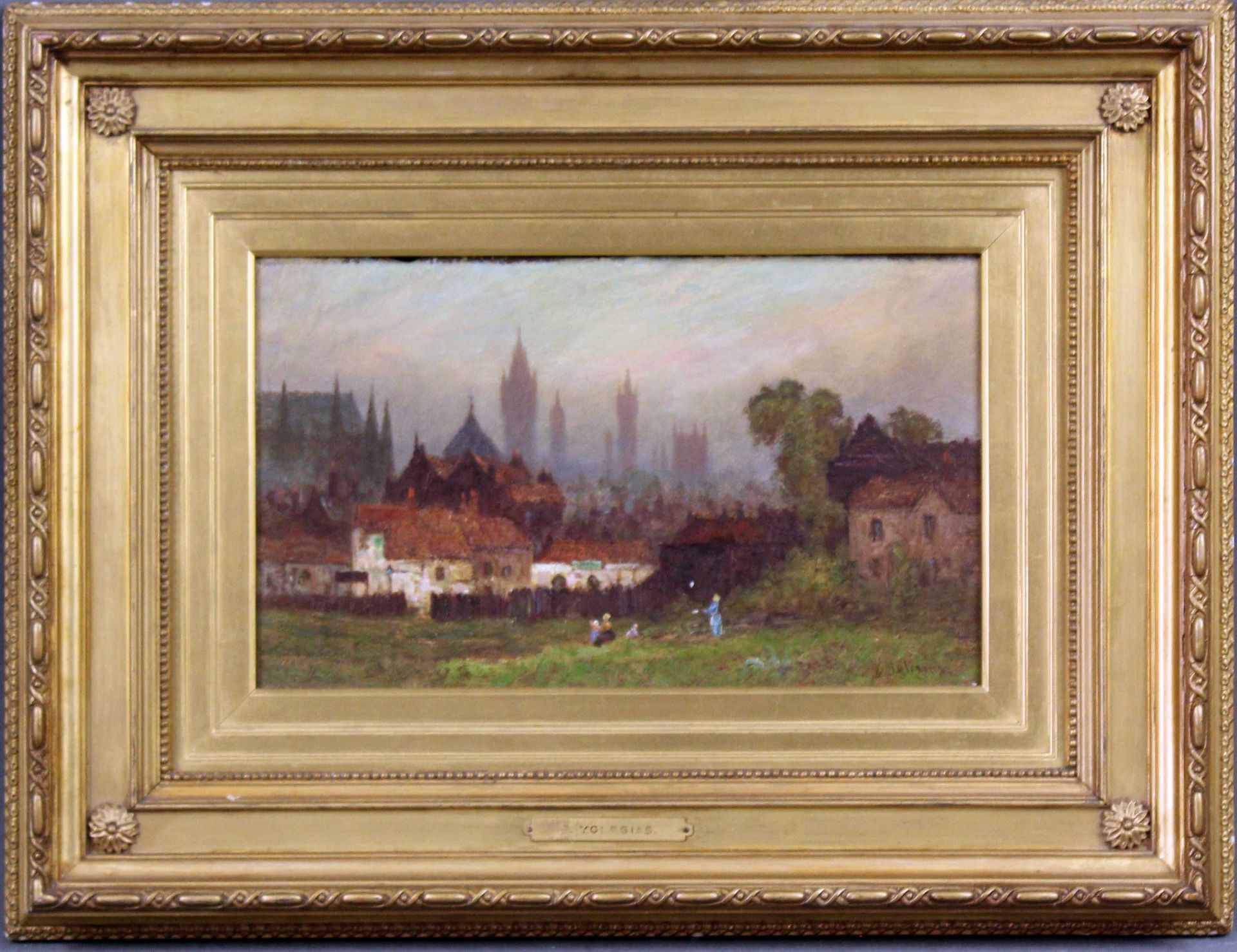 Vincent Philip YGLESIAS (1845 - 1911). Romantic city view. - Bild 8 aus 8