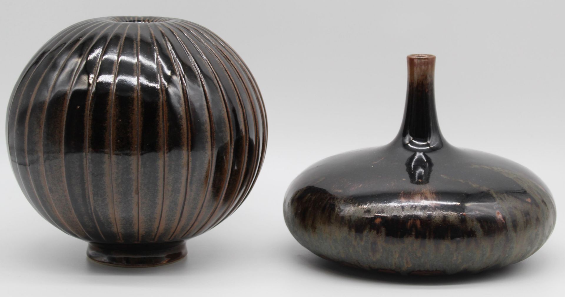 Horst KERSTAN (1941 - 2005). 3 objects stoneware / ceramic glazed. - Image 13 of 18