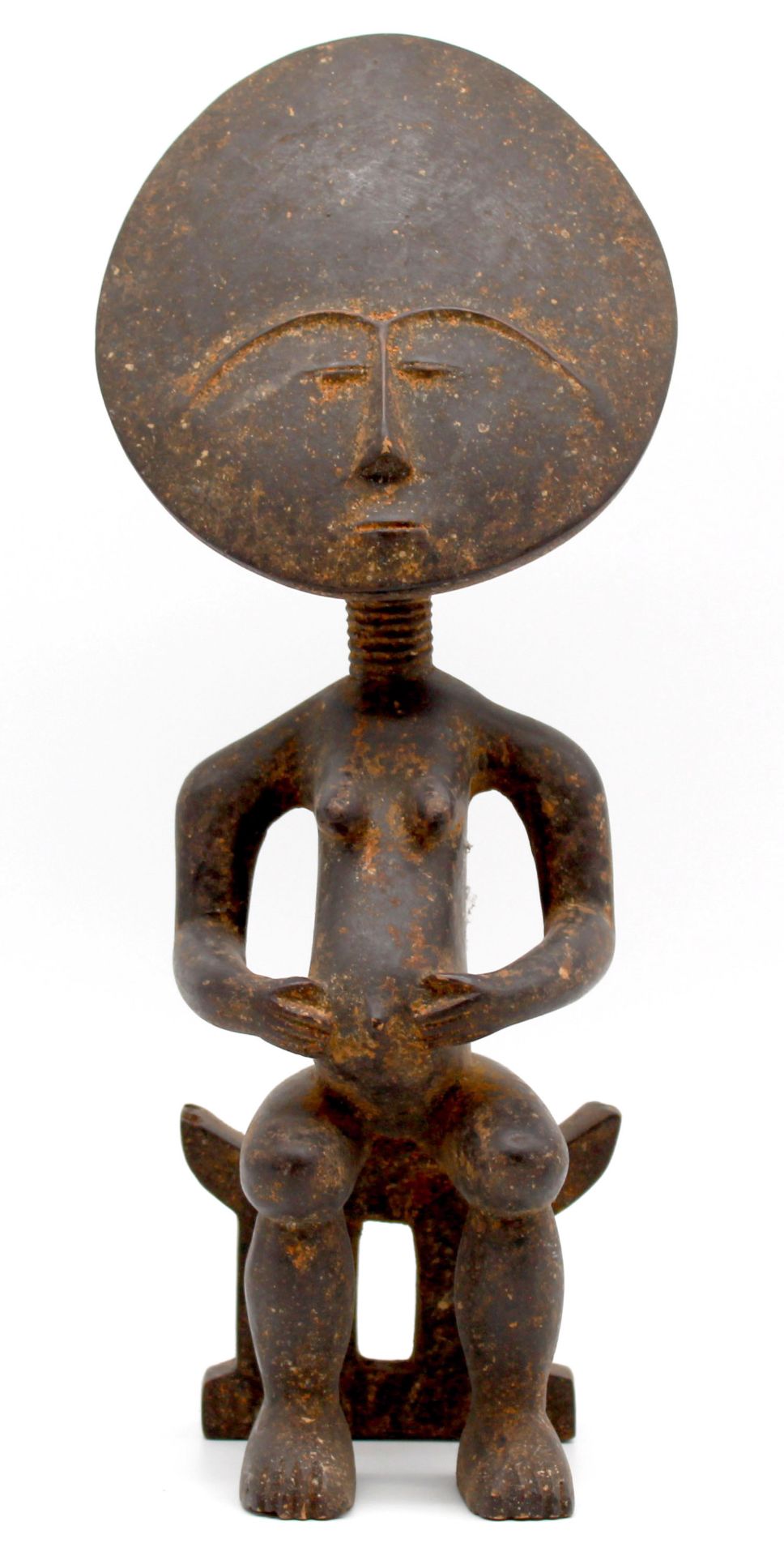 Female fertility figure. Probably Ashanti, Ghana, West Africa. - Image 2 of 8