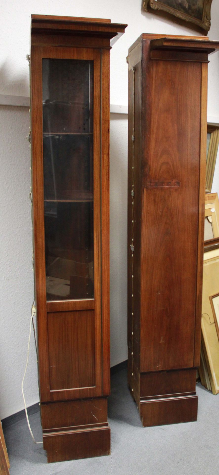 2 showcases, columns, Art Deco. - Bild 2 aus 14