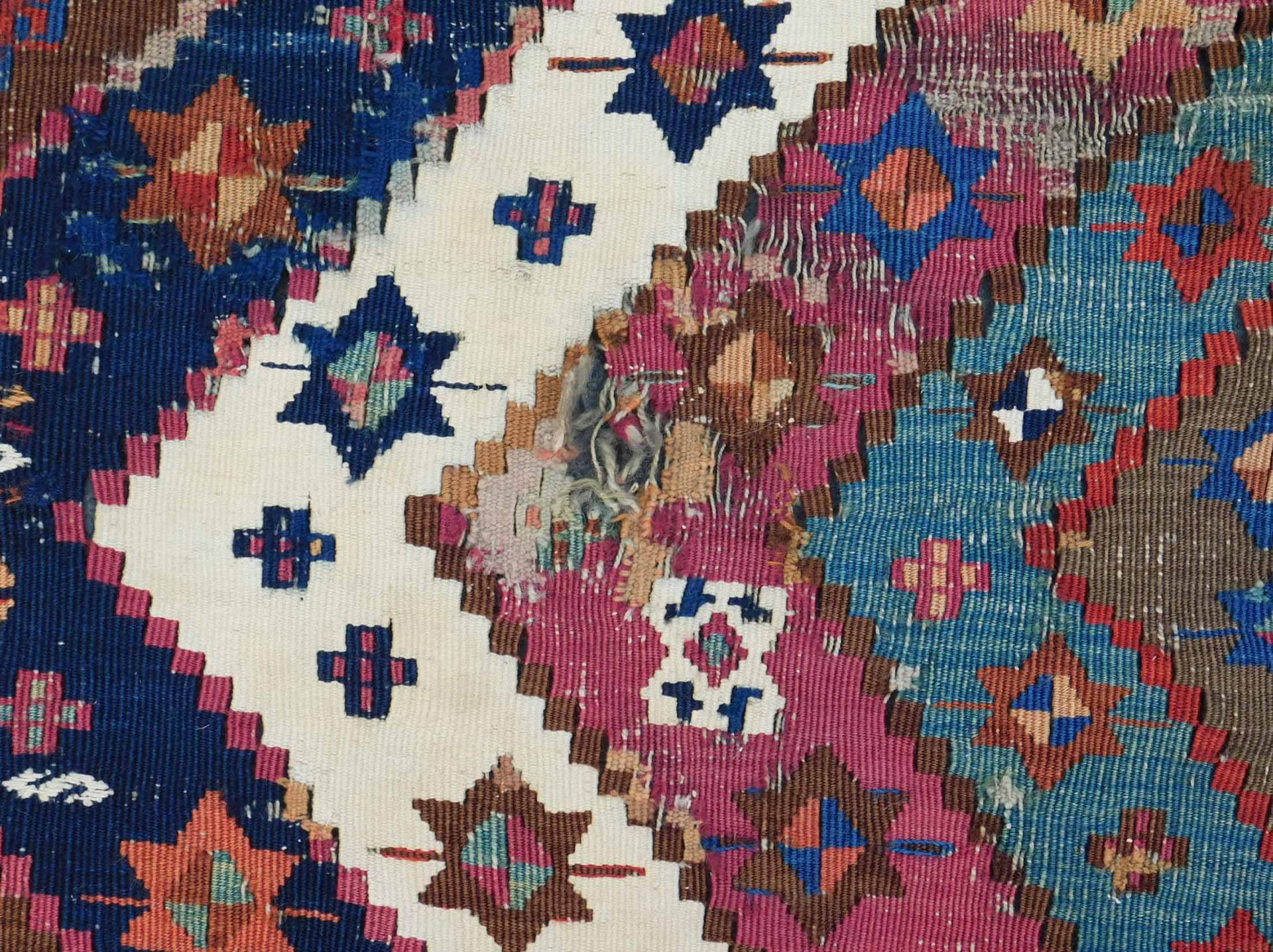 Malatya kilim. Anatolia. Turkey. Antique 19th century. - Image 8 of 9