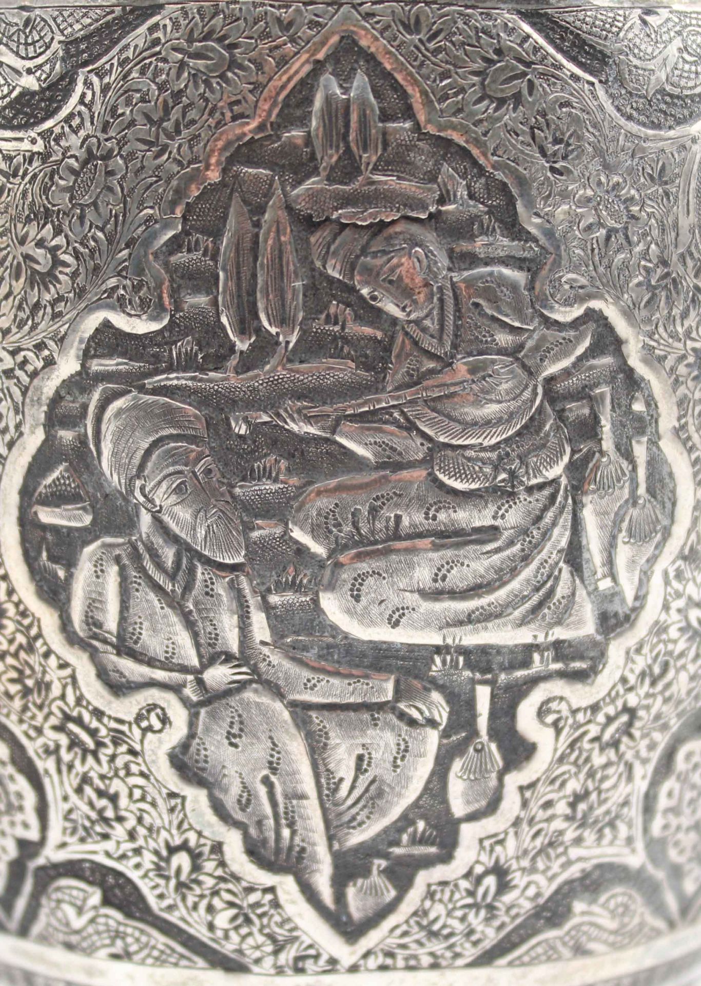 Vase, silver. Probably Isfahan, Iran. Old. - Image 12 of 13