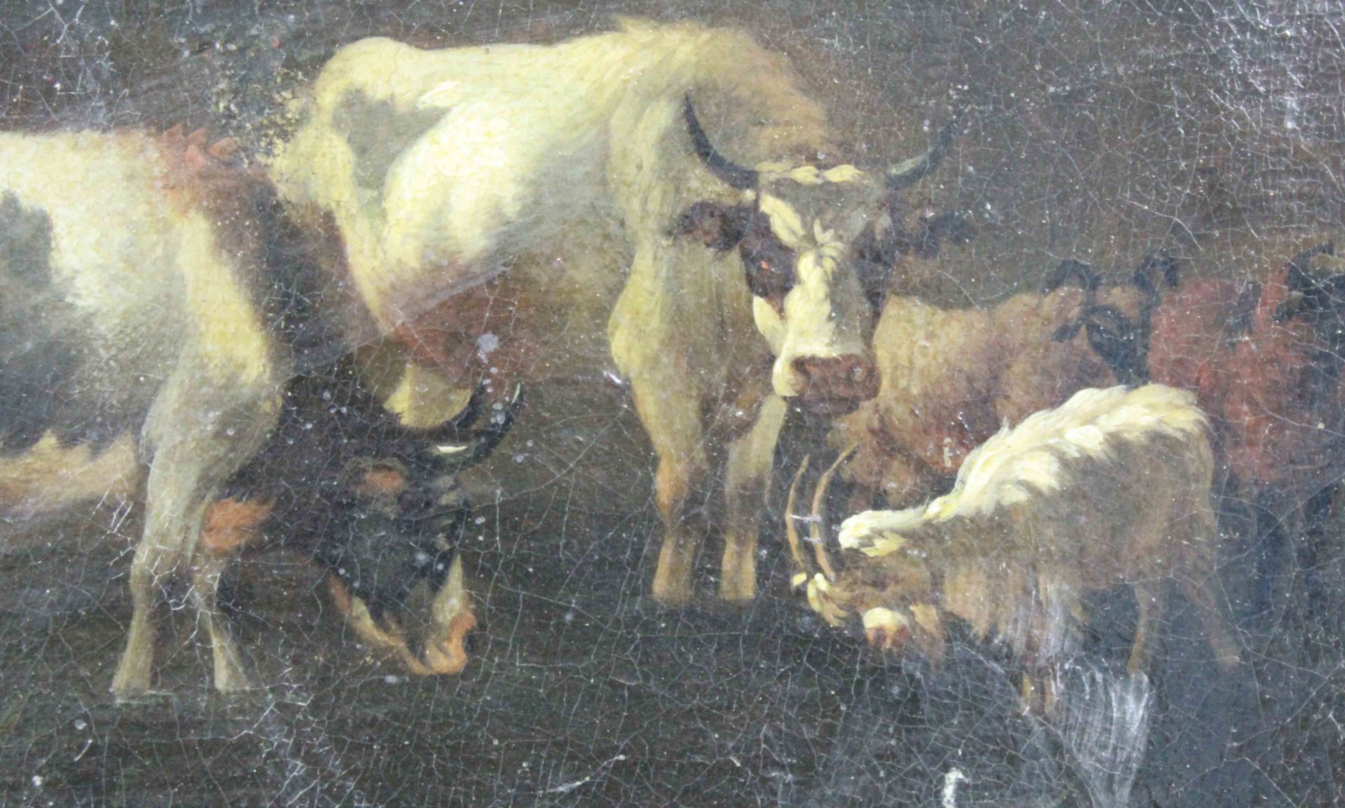 After Philipp Peter ROOS (c.1655 - 1706). Cattle with shepherd. - Bild 3 aus 8