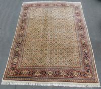 Carpet. India. Around 50 - 80 years old. Herati - pattern.