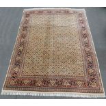 Carpet. India. Around 50 - 80 years old. Herati - pattern.