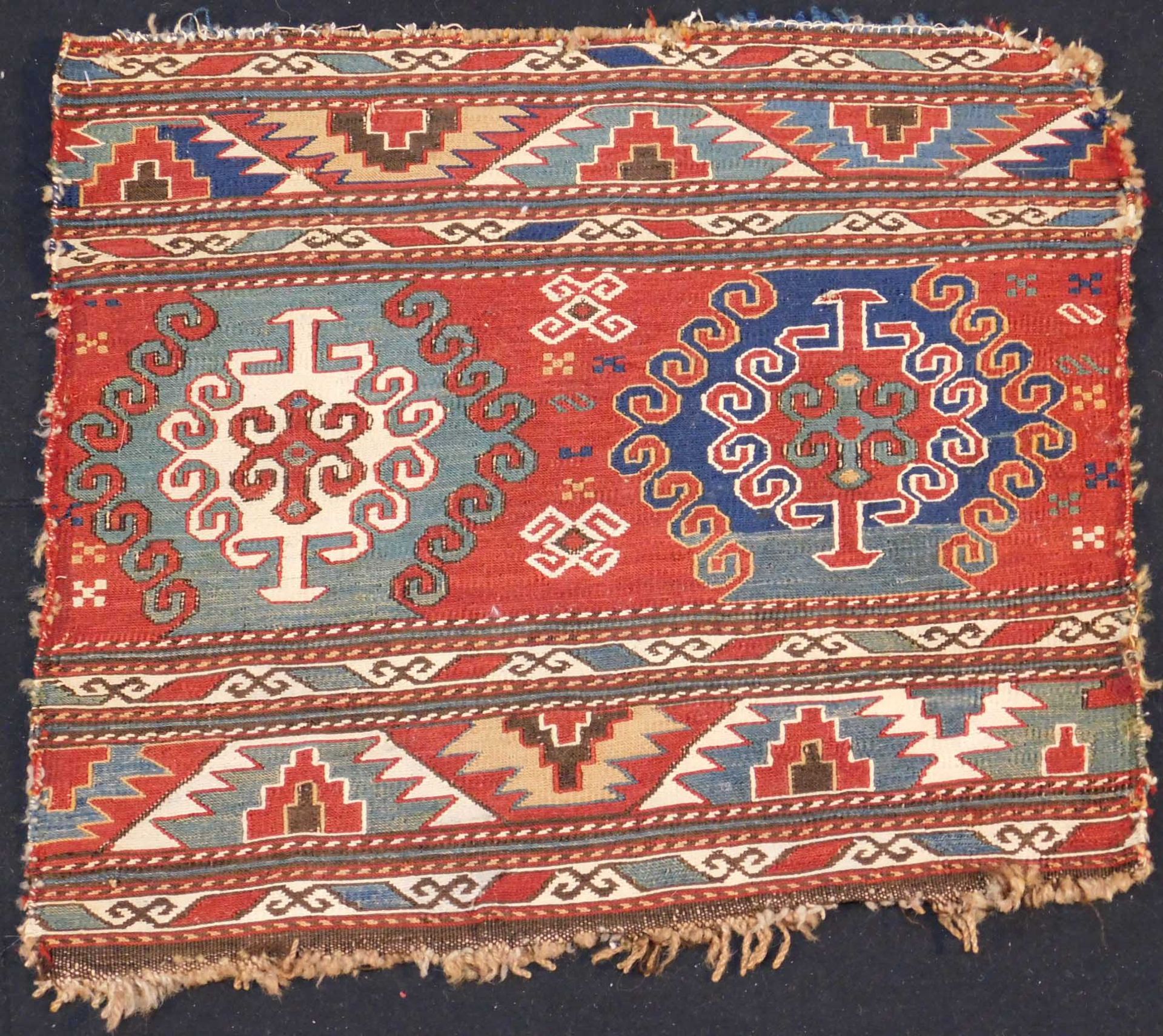 2 Sumak Mafrash sides. Caucasus. Antique, around 120 - 160 years old. - Image 2 of 4