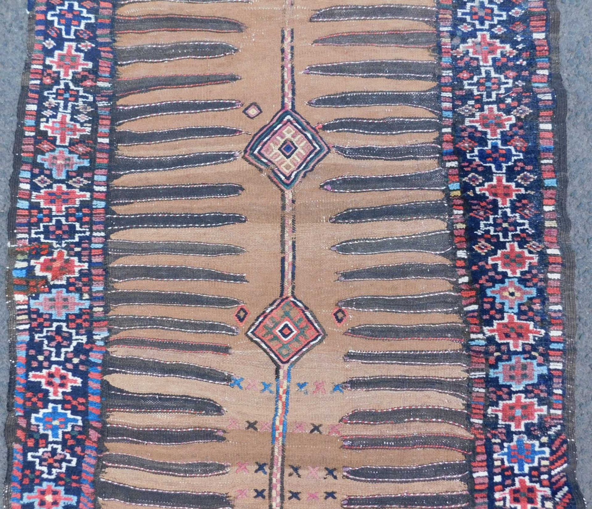 Varamin Sofreh Persian carpet. Iran. Around 80 - 120 years old. - Image 3 of 5