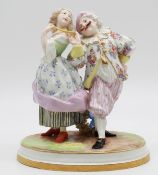 Meissen figure group. Model number 2045. Around 1800.