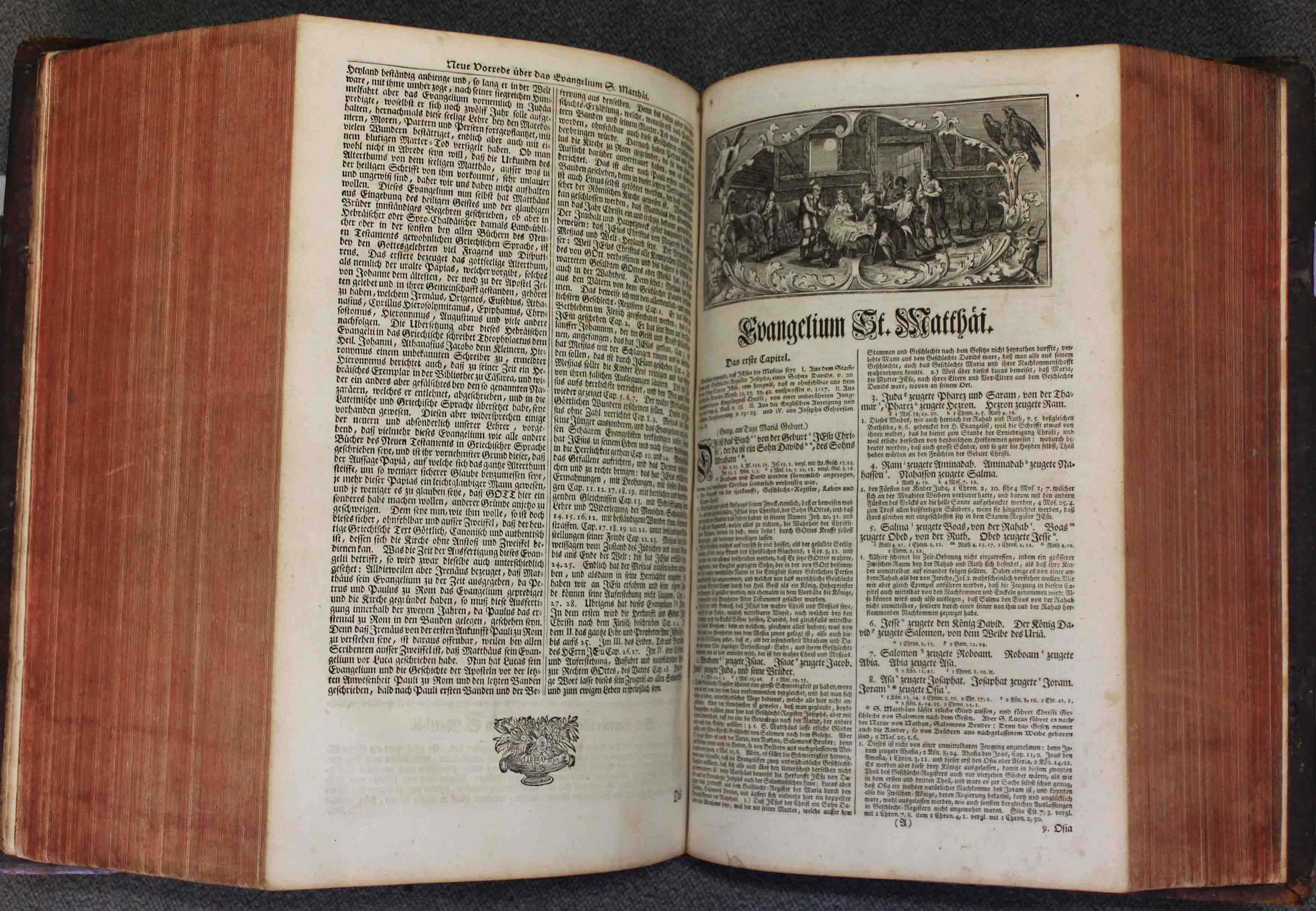 Luther Bibel. Tübingen, 1729. Publisher: Christoph Matthäus Pfaff. - Image 12 of 22