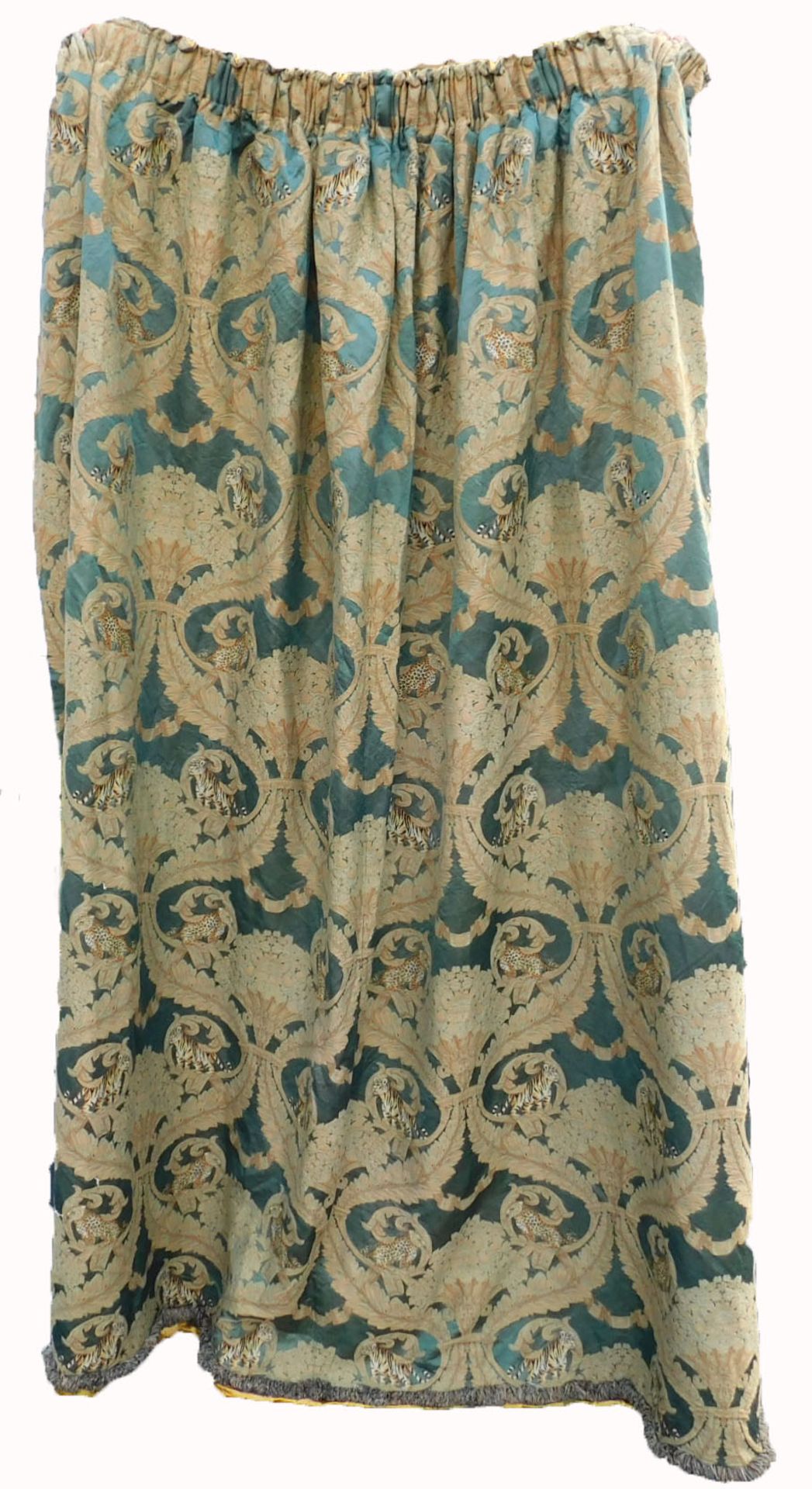 Woven Versace curtain, Store. With leopard. - Image 2 of 6