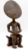 Female fertility figure. Probably Ashanti, Ghana, West Africa.
