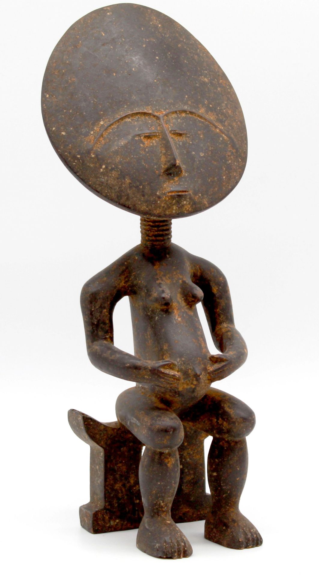 Female fertility figure. Probably Ashanti, Ghana, West Africa.