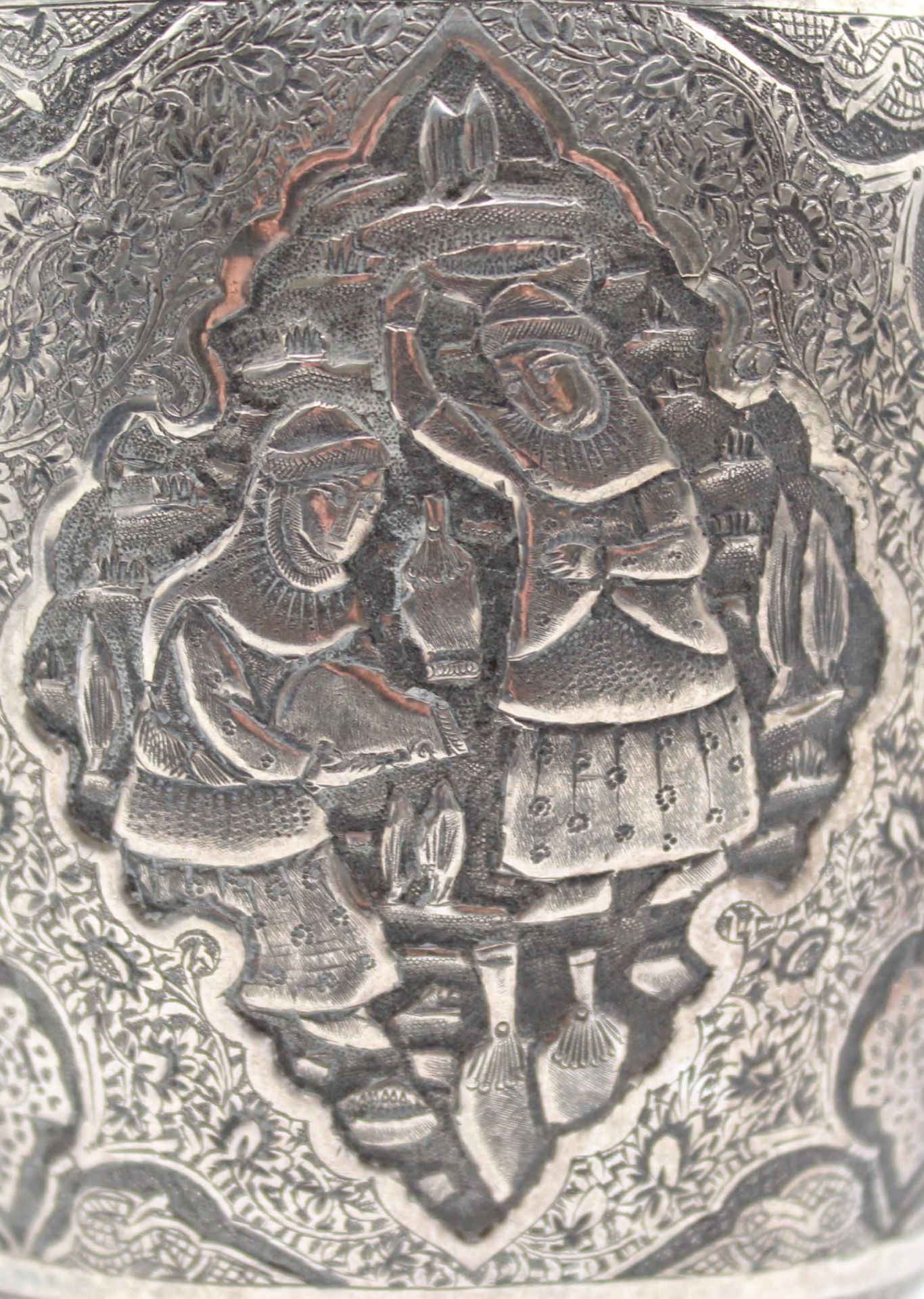 Vase, silver. Probably Isfahan, Iran. Old. - Image 13 of 13