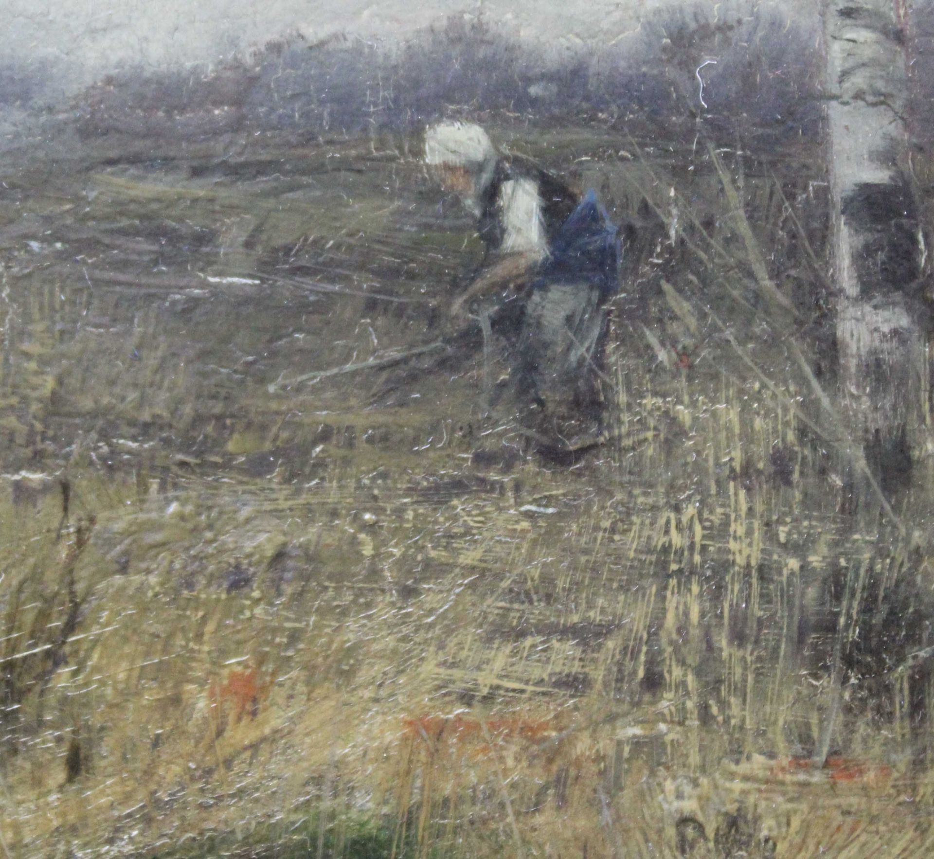 Roman KOCHANOWSKI (1856-1945). Woman collecting wood. - Bild 7 aus 11