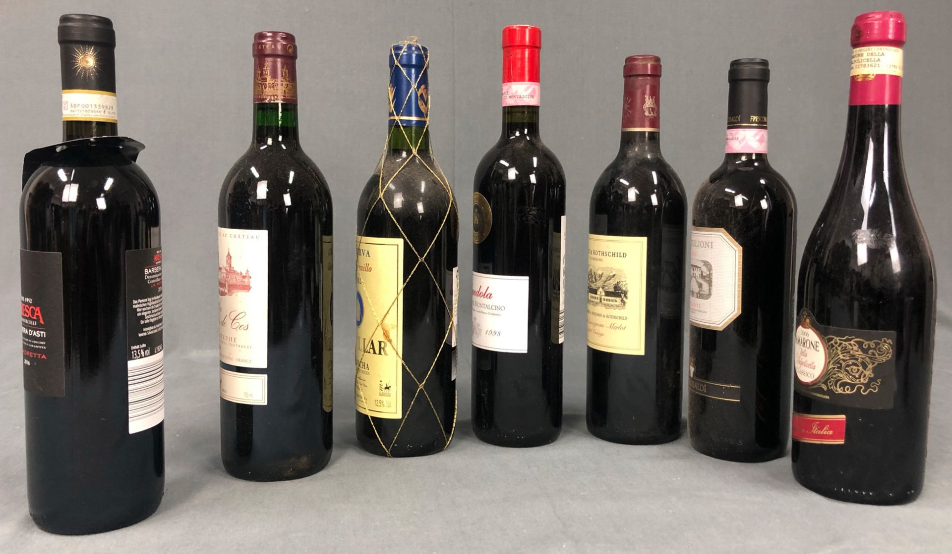 7 whole bottles of red wine 0.75 L. Also Italy, France, South Africa. - Image 3 of 10